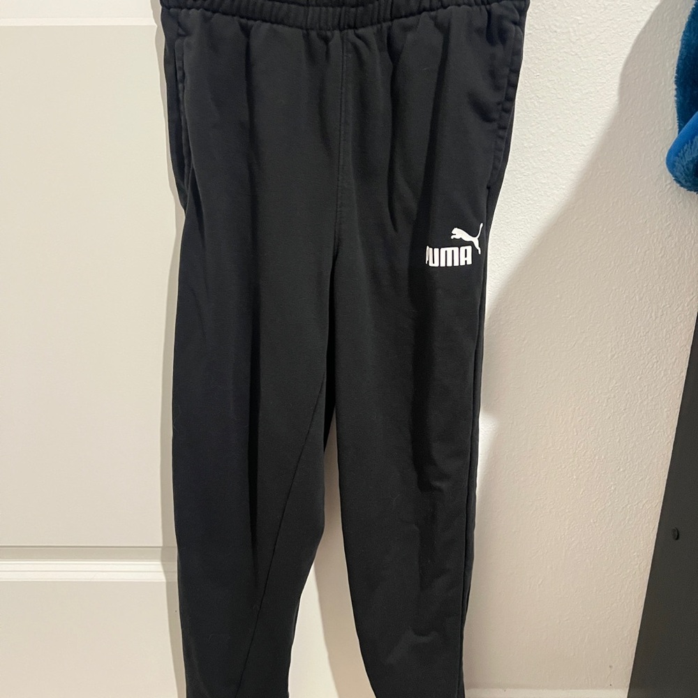 Puma Kids Black Sweatpants